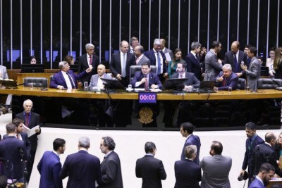 Sessão vai reunir deputados e senadores para apreciar uma série de vetos do presidente Lula -  (crédito: Vinicius Loures/Câmara dos Deputados)