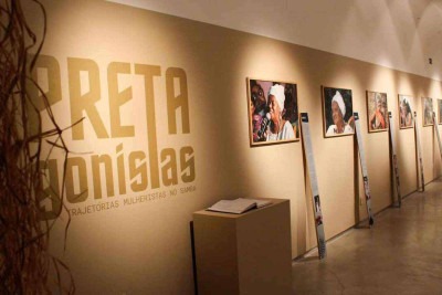 Exposição sobre o protagonismo feminino no samba de BH fica em cartaz no Museu Mineiro até 20 de junho
 -  (crédito: Jameny Sarmiento/divulgação)