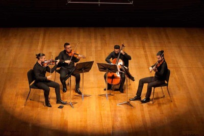 Quarteto de violinos, viola e violoncelo abre o concerto desta terça-feira na Sala Minas Gerais, sede da filarmônica -  (crédito: Felipe Giubilei/divulgação )