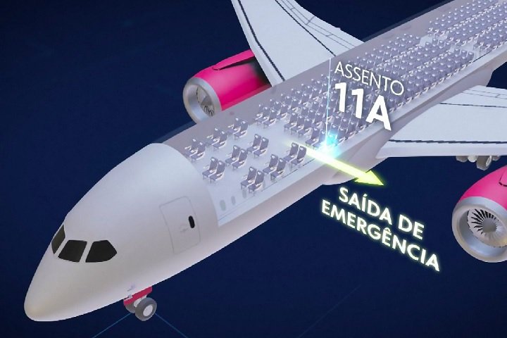 Ramesh, de 40 anos, estava na poltrona 11A e conseguiu sair por uma parte quebrada da aeronave.