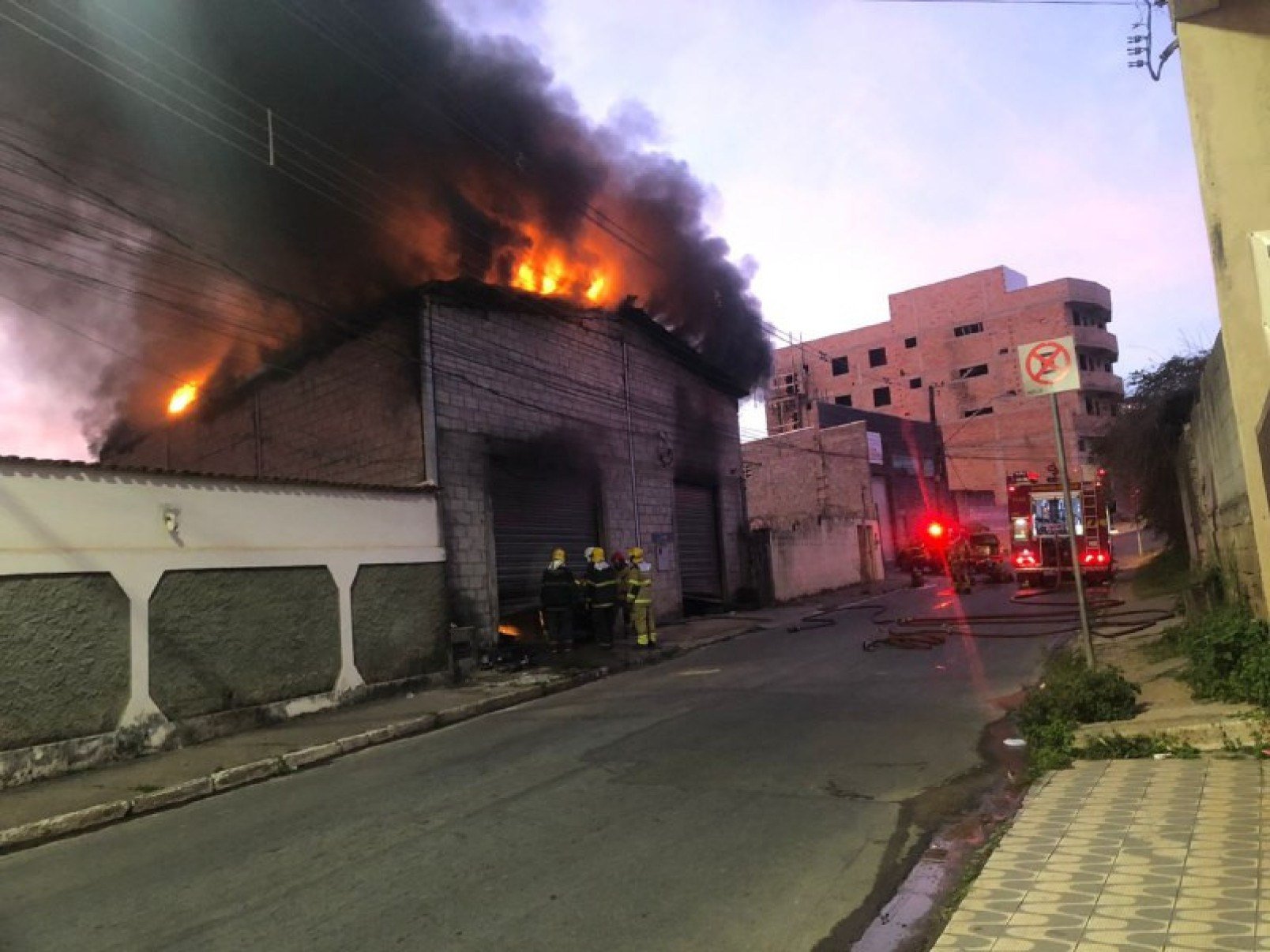 As causas do incêndio ainda não foram definidas