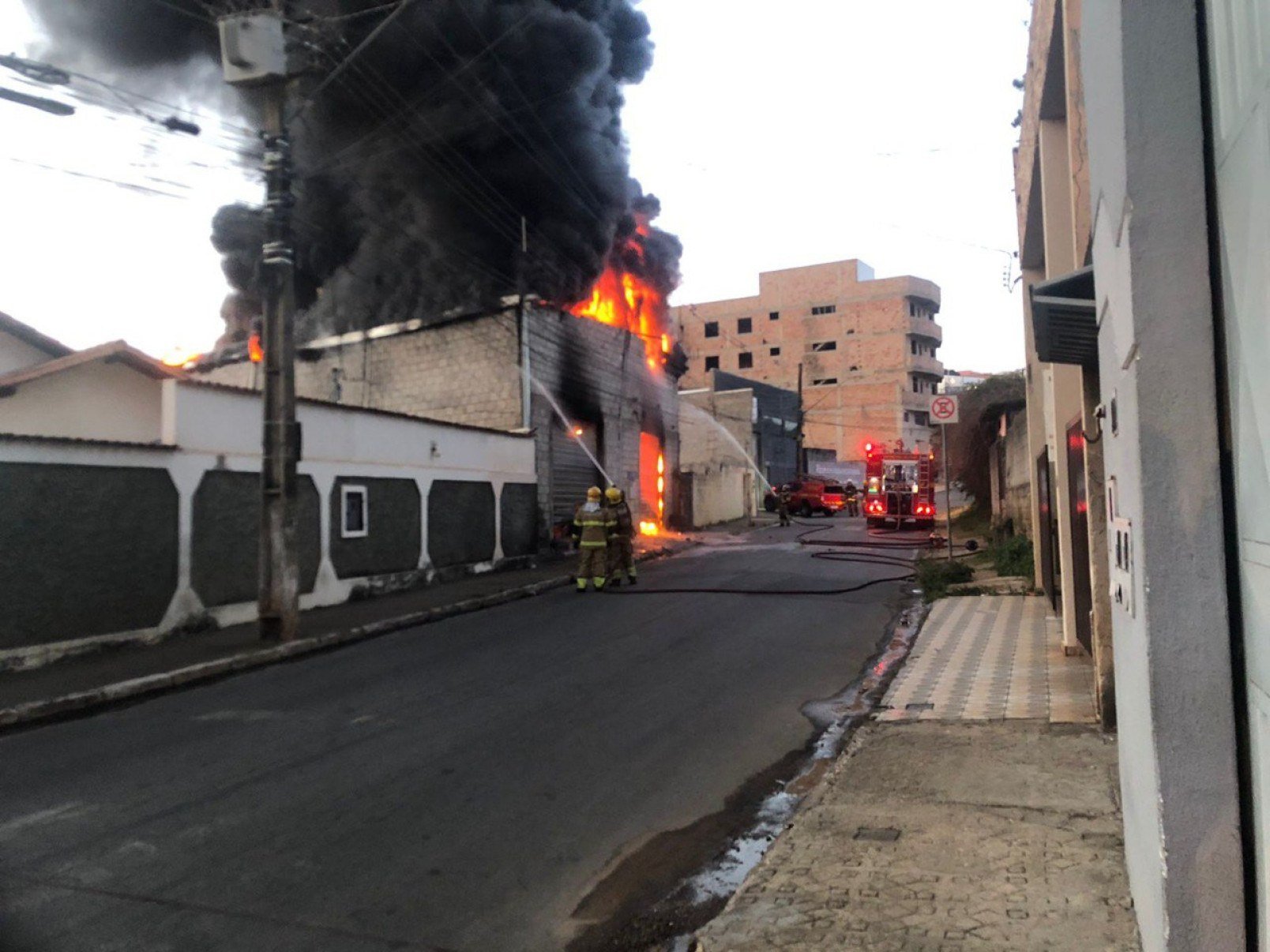 As causas do incêndio ainda não foram definidas