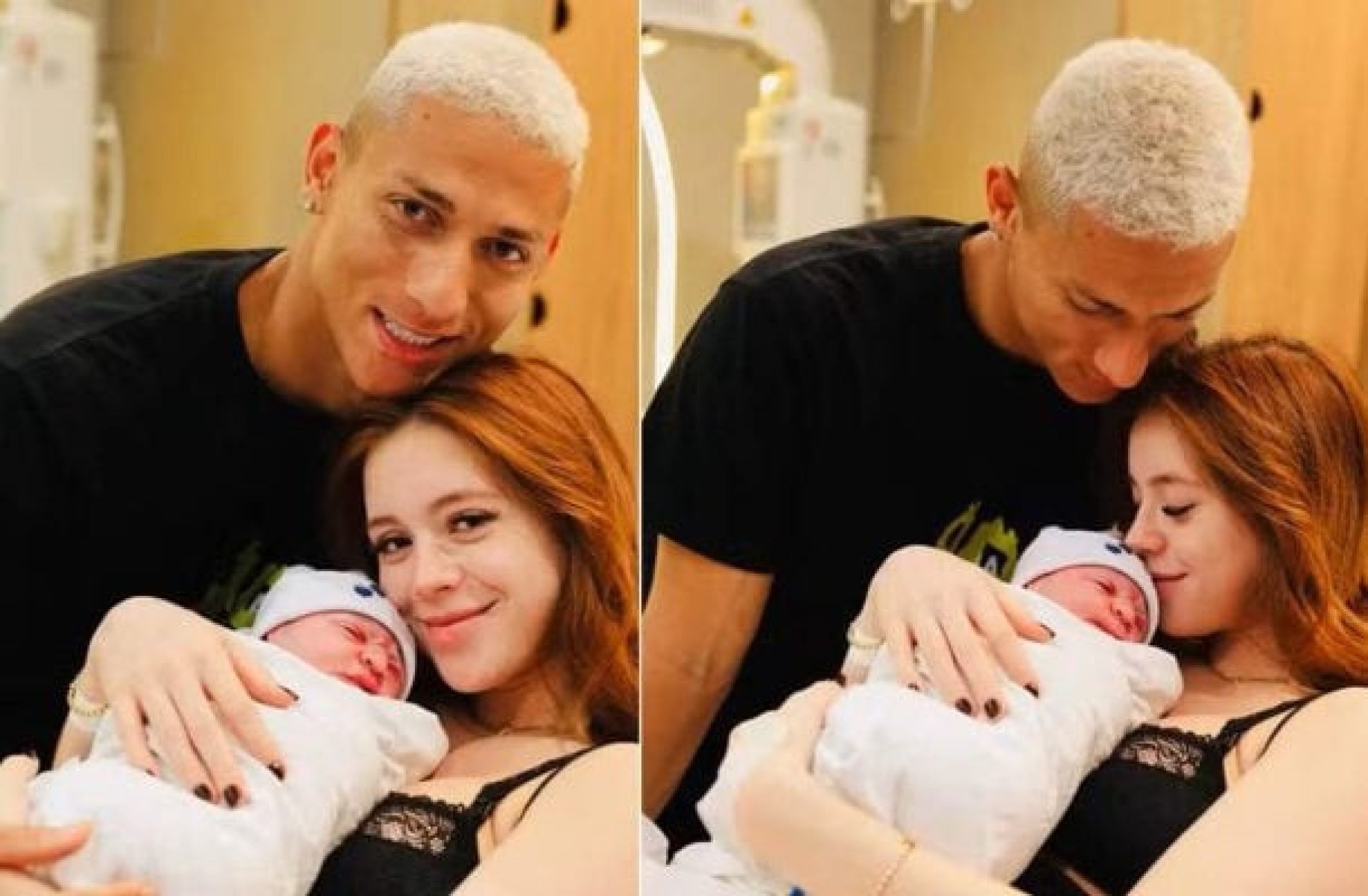 Nasce Richarlison Júnior, filho do atacante do Tottenham com Amanda Araújo; veja