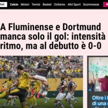 'Placar zerado na estreia do Mundial de Clubes', diz o alemão Bild sobre Fluminense x BVB - (crédito: Foto: Reprodução) 'Placar zerado na estreia do Mundial de Clubes', diz o alemão Bild sobre Fluminense x BVB - (crédito: Foto: Reprodução)