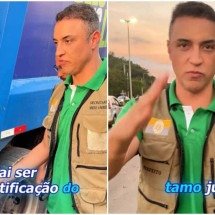 Prefeito fiscaliza caminhões e combate despejo irregular de chorume - Imagem: @sargentorodolfooficial/Reprodução