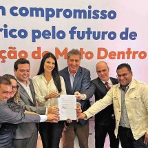Anglo American e Prefeitura de Conceição do Mato Dentro firmam acordo histórico de R$ 500 milhões -  (crédito: Divulgação)