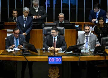 Reunião conjunta do Congresso vai analisar vetos do presidente Lula -  (crédito: Andressa Anholete/Agência Senado)