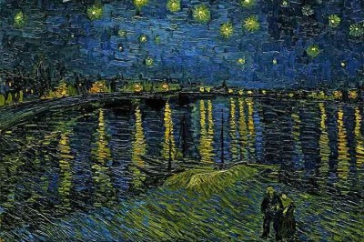 Um dos quadros mais marcantes da história do genial Vincent van Gogh, “A Noite Estrelada”, reflete diretamente o estado de espírito tumultuado do artista no momento em que a pintou, em 1889. Agora, uma nova análise evidencia a sensibilidade do artista sobre as leis da física, mesmo que de maneira inconsciente.  -  (crédito:  Domínio Público/Wikimédia Commons)