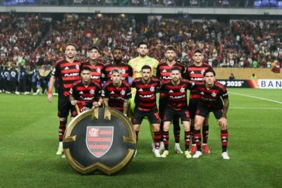 O Flamengo fez nesta segunda-feira, 16/6, a sua estreia no Mundial e Clubes, contra o Espérance, Veja como o Jogada10 avaliou a performance dos Rubro-Negros, quen venceram por 2 a 0. Foto: Gilvan de Souza/Flamengo -  (crédito: Gilvan de Souza/Flamengo)