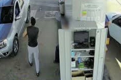 Câmeras de segurança flagraram o momento do assassinato de jovem empresário -  (crédito: redes sociais)