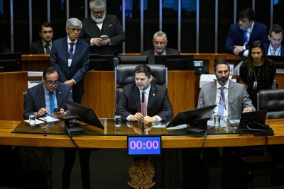 Reunião conjunta do Congresso vai analisar vetos do presidente Lula -  (crédito: Andressa Anholete/Agência Senado)