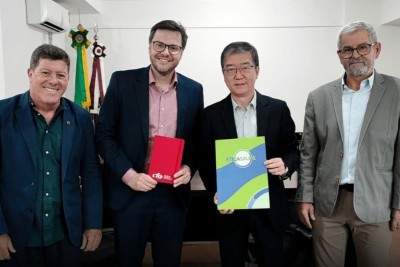 A assinatura do Acordo de Cooperação Técnica e Operacional foi realizada na sede do CFO, em Brasília -  (crédito: Instagram/reprodução)