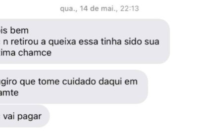 A vítima recebeu mensagens e ligações de números diversos -  (crédito: Arquivo pessoal )