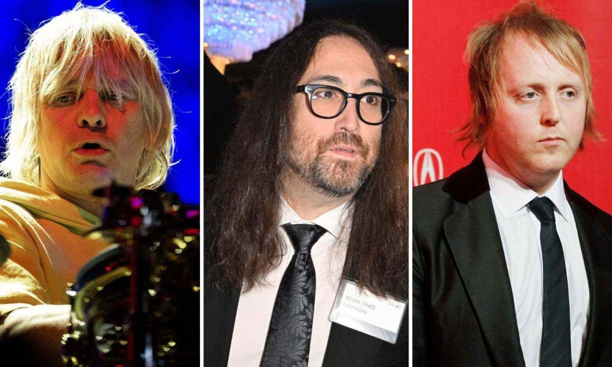  Zak Starkey, Sean Ono Lennon e James McCartney