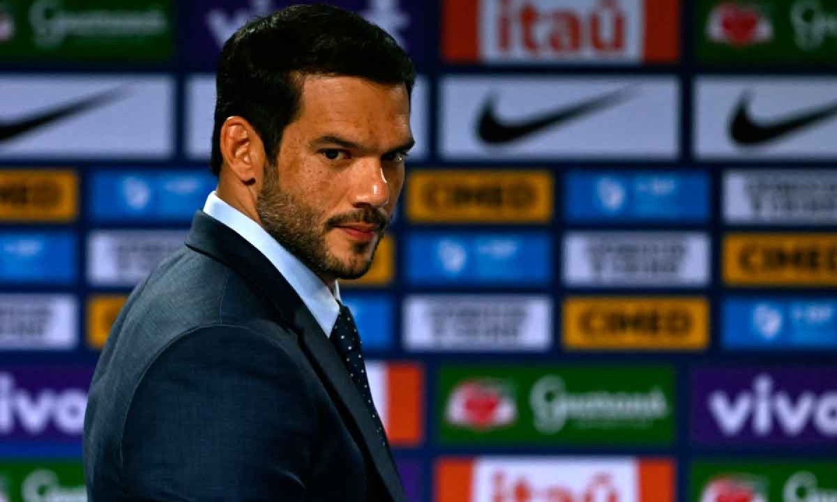 A criação do grupo de discussão (GT) sobre o fair play financeiro no futebol brasileiro é uma das primeiras medidas do novo presidente da CBF, Samir Xaud -  (crédito: Mauro PIMENTEL / AFP)