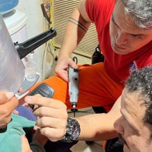 Com panela de pressão presa na cabeça, menino de 2 anos é socorrido - CBMG/DivulgaÃ§Ã£o