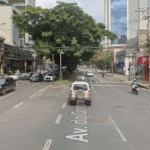 BH: manutenção complica trânsito na Avenida do Contorno - Google Steet View