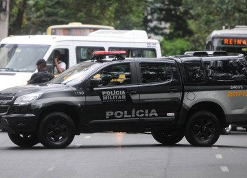 Bope foi acionado para recolher e detonar o artefato -  (crédito: Leandro Couri/EM/D.A Press)