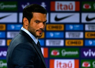 A criação do grupo de discussão (GT) sobre o fair play financeiro no futebol brasileiro é uma das primeiras medidas do novo presidente da CBF, Samir Xaud -  (crédito: Mauro PIMENTEL / AFP)
