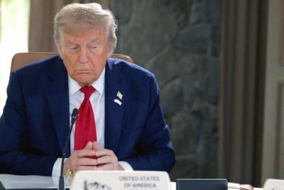 Trump é pressionado por seus apoiadores nos EUA a não entrar na guerra entre Israel e Irã -  (crédito: Getty Images)