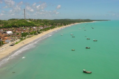 São Bento da Sapucaí -  (crédito:  Leo Caldas/Divulgacao. Vista da praia no Resort Salinas do Maragogi)