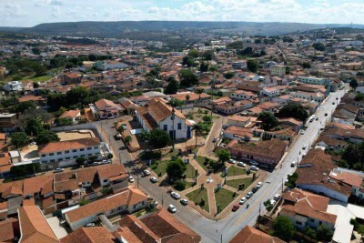 vista de Paracatu, ao lado de Unaí, as duas maiores cidades do Noroeste de Minas: atração de mão de obra com baixa estrutura de acolhimento -  (crédito: Lucas Souza/Divulgação)