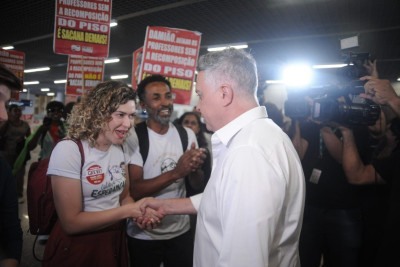 Álvaro Damião chegou nesta tarde a Belo Horizonte  -  (crédito: Alexandre Guzanshe/EM/D.A press)