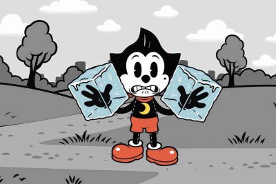 Com inspiração em personagens clássicos como Mickey Mouse e Gato Félix, animação "Ai que frio" mexe com o imaginário das crianças e também dos adultos -  (crédito: Digo e Bessa/Divulgação)