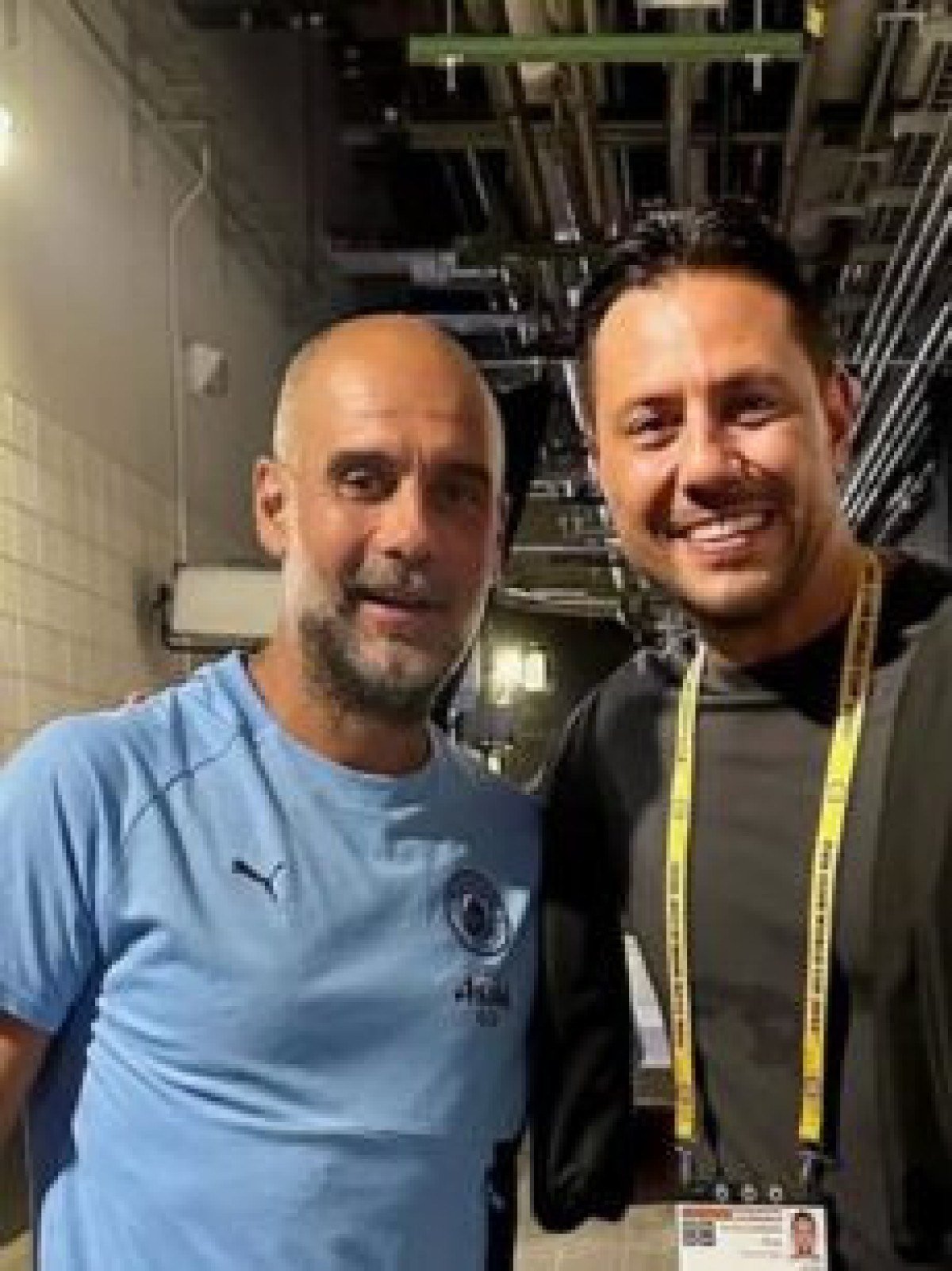 Ex-goleiro do Atlético celebra reencontro com Guardiola: &#8216;Que honra&#8217; - No Ataque Internacional