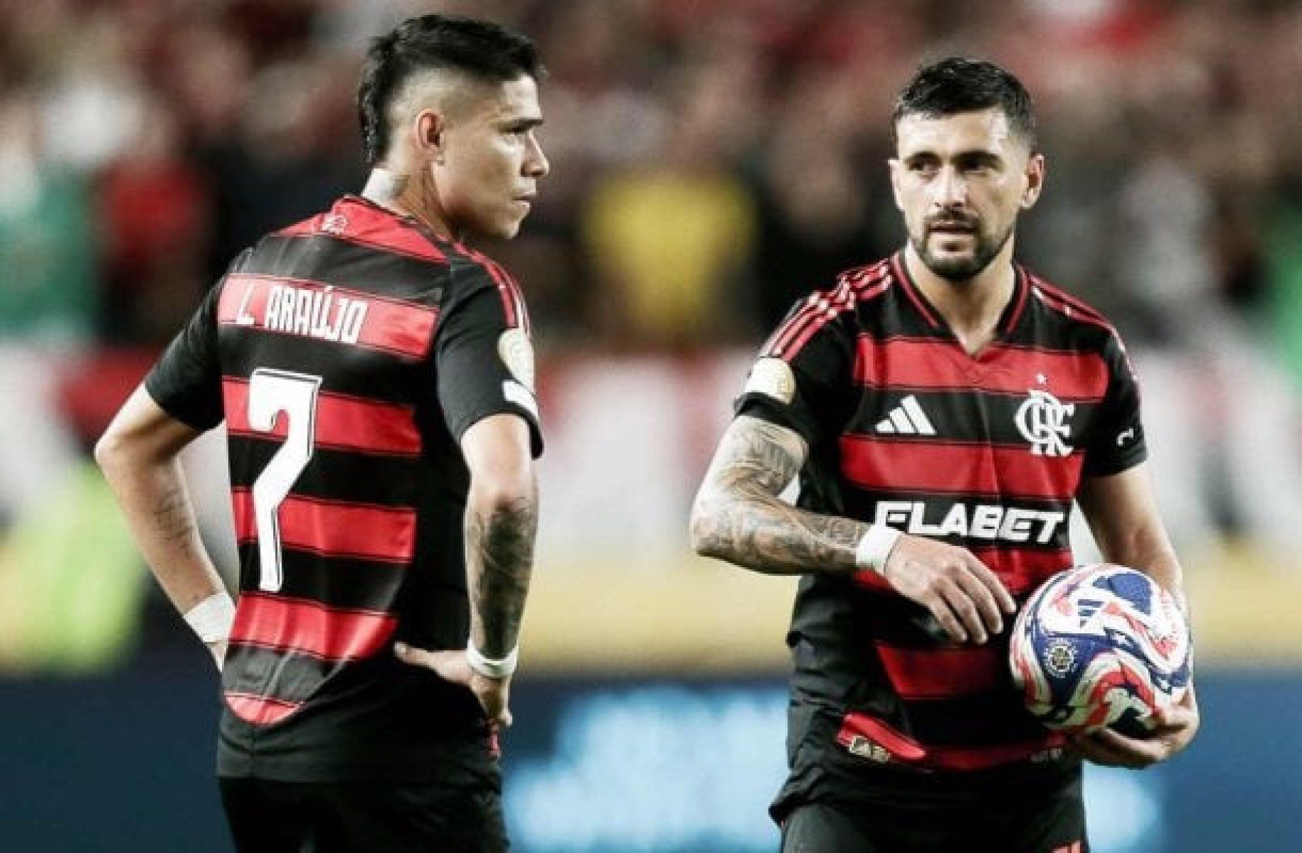 Dupla se destaca na temporada e soma 42% de participação em gols do Flamengo