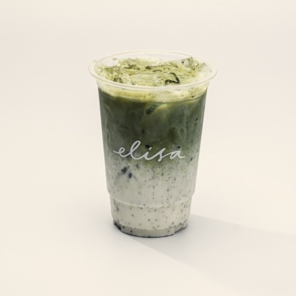 Matcha latte (com leite) do Elisa Café 