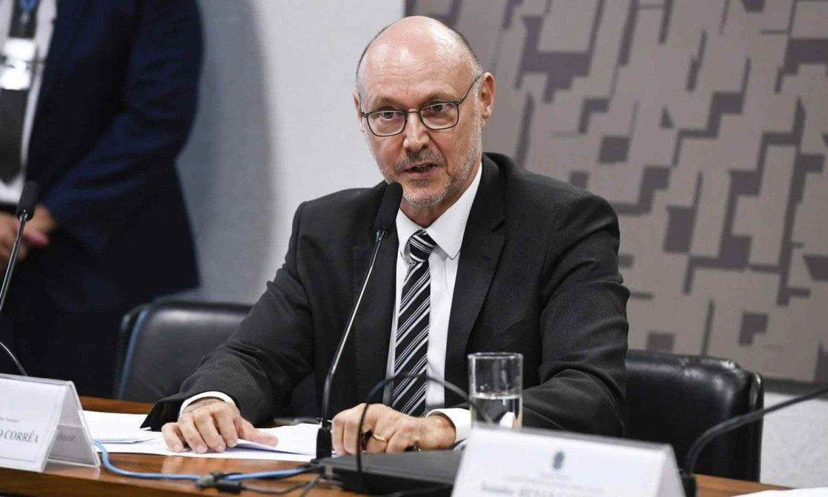  Diretor-Geral da ABIN, delegado Luiz Fernando Corrêa. -  (crédito: Roque de Sá/Agência Senado)