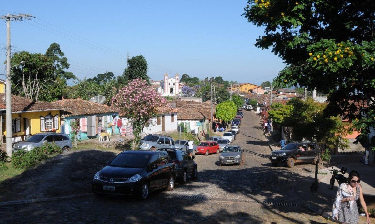 Lavras Novas é um pequeno vilarejo, acolhedor e com um charme que se perde quando as ruas ficam cheias de carros -  (crédito: Tulio Santos/EM/D.A Press)