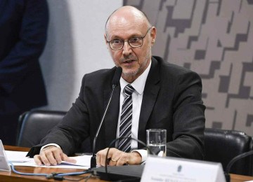  Diretor-Geral da ABIN, delegado Luiz Fernando Corrêa. -  (crédito: Roque de Sá/Agência Senado)