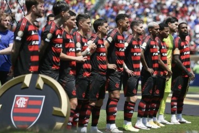 O Flamengo enfrentou o Chelsea, nesta sexta-feira, 20/6, pela 2ª rodada do Grupo D do Mundial de Clubes. Veja como o Jogada10 avaliou a performance dos Rubro-Negros neste triunfo por 3 a 1. Foto: Gilvan de Souza/Flamengo -  (crédito: Gilvan de Souza/Flamengo)