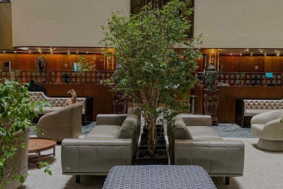 'Vou encher de tiro a recepção', teria dito o agressor, segundo a vítima -  (crédito: Hotel Ouro Minas/Divulgação)