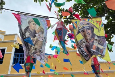 Em junho, Olinda é palco de uma celebração de São João que une tradição e arte -  (crédito: Giovanna de Souza/EM/D.A. Press)