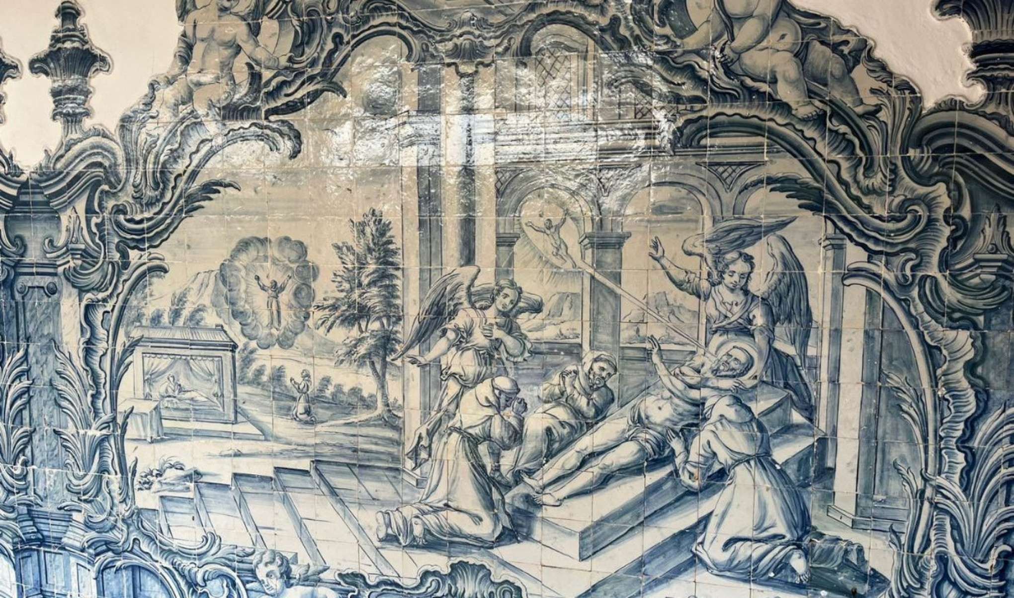 Pintura em azulejo