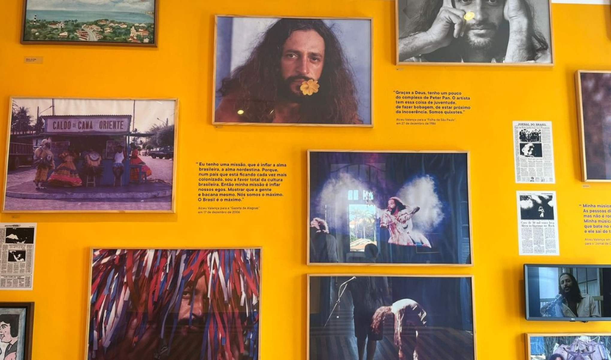 Mural dedicado a Alceu Valença