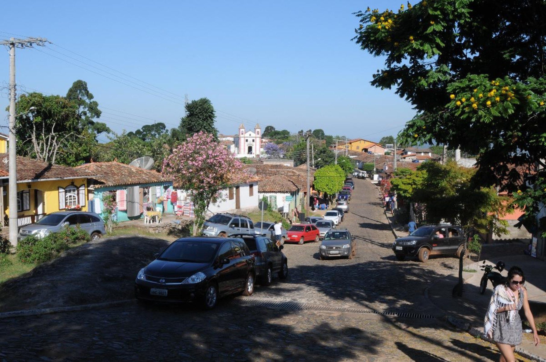 Lavras Novas é um pequeno vilarejo, acolhedor e com um charme que se perde quando as ruas ficam cheias de carros-Tulio Santos/EM/D.A Press