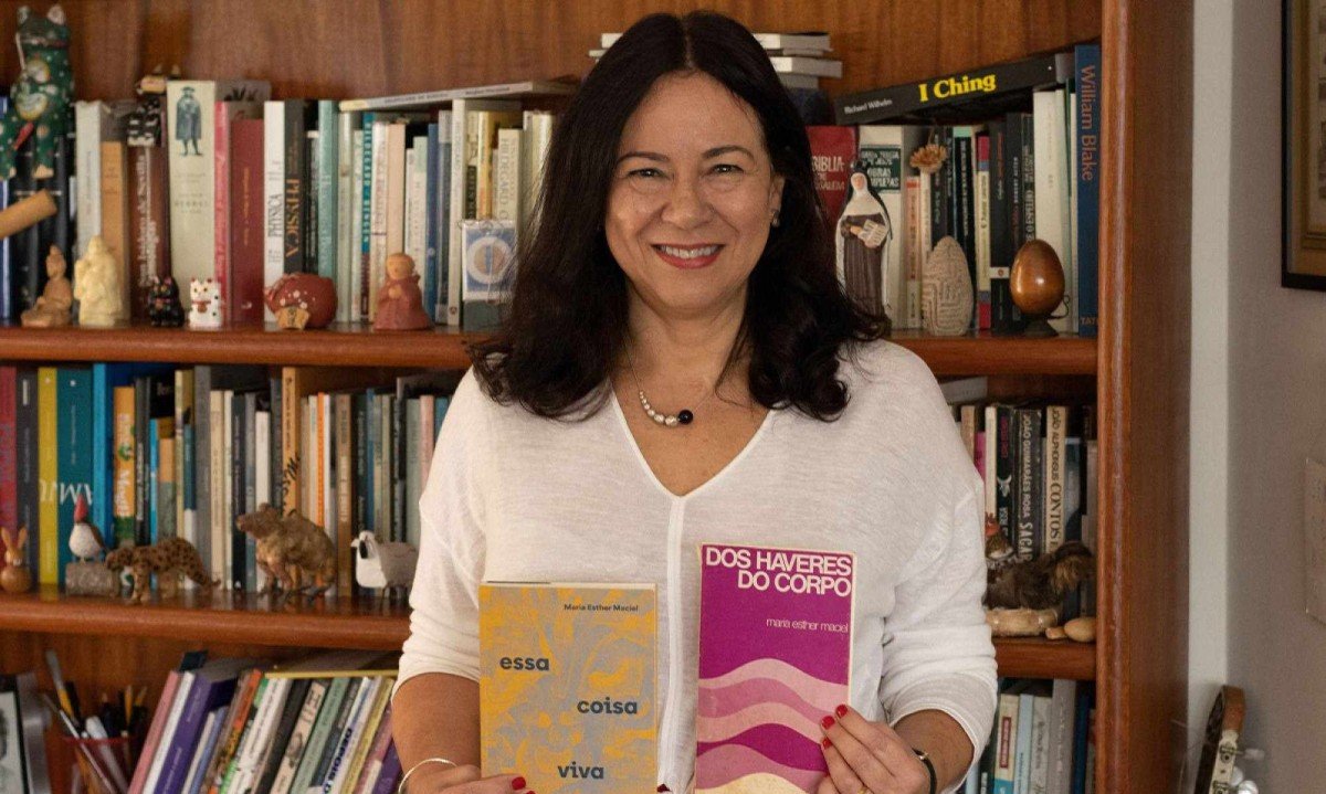 Maria Esther Maciel aponta que o ambiente literário em BH é de colaboração-Denys Lacerda/EM/D.A Press