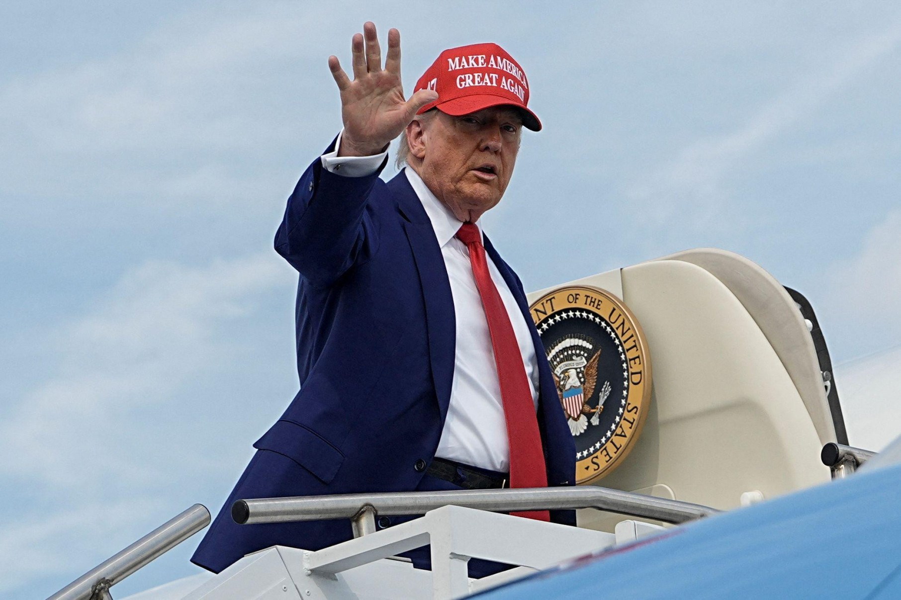 'Acho ridículo Musk fundar um terceiro partido', dispara Trump - Getty Images