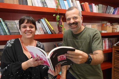 Wallison Gontijo e Elza Silveira, editores e fundadores da Impressões de Minas -  (crédito: Marcos Vieira/EM/D.A Press)