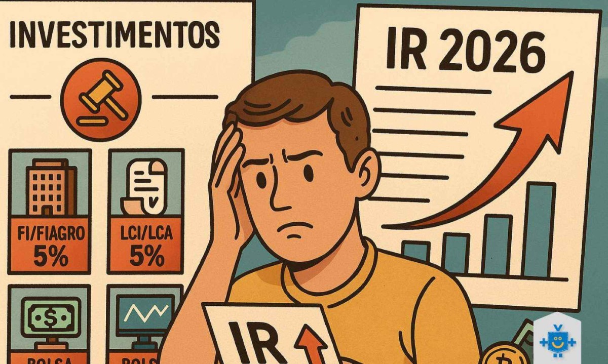 Homem preocupado com as alterações do Imposto de Renda sobre os investimentos - (crédito: Reprodução Educando seu Bolso) Homem preocupado com as alterações do Imposto de Renda sobre os investimentos - (crédito: Reprodução Educando seu Bolso)