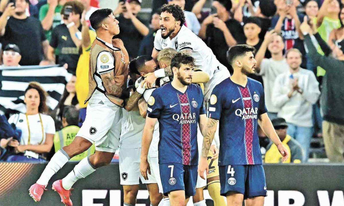 Com um futebol envolvente e eficiente, Botafogo venceu o poderoso Paris Saint-Germain no Mundial de Clubes - (crédito: Frederic J. Brown / AFP) Com um futebol envolvente e eficiente, Botafogo venceu o poderoso Paris Saint-Germain no Mundial de Clubes - (crédito: Frederic J. Brown / AFP)
