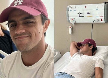Felipe Simas relembra susto com neurite óptica e alerta para doenças raras -  (crédito: Tupi - Pablo Oliveira)