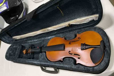 Violino e estojo estão em perfeito estado -  (crédito: José Geraldo Fraga Pontes/Arquivo Pessoal)