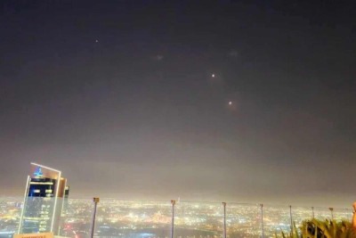 Mísses no céu de Doha, no Qatar -  (crédito: Sorin Furcoi/Al Jazeera)