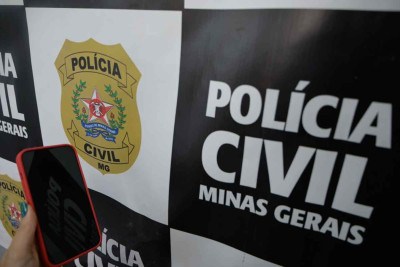 A Polícia Civil prendeu o homem por por lesão corporal e ameaça contra a mulher -  (crédito: Leandro Couri/EM/D.A Press)