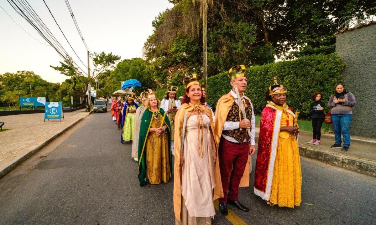 Belo Horizonte recebe o Festival Mãos de Raça que celebra e valoriza as afromineiridades -  (crédito: Guarda de Congo e Moçambique de São Bartolomeu )